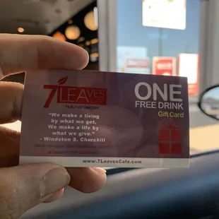 Free Drink Voucher