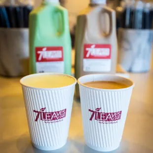 Half Gallons and Hot Drinks Available