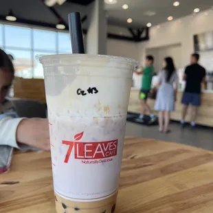 House Coffee w/ Honey Boba