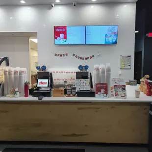 Order at the counter