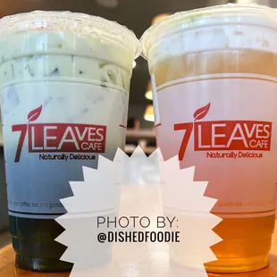 Green Thai Tea &amp; Sea Cream Jasmine Tea