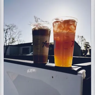 Star berry sunset and Vietnamese coffee