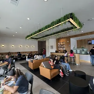 large open seating area