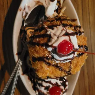 Fried ice cream