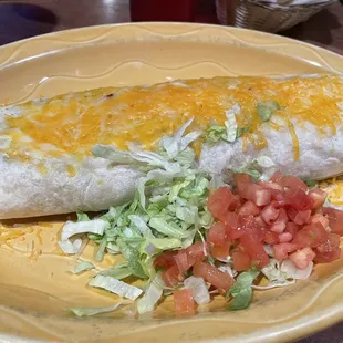 Veggie Burrito, very bland