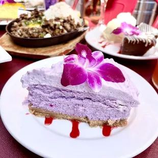 Ube cheesecake