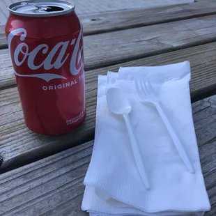 Ice cold Coke? Clean utensils? Nice thick napkins? It's inda bag, baby BAM.