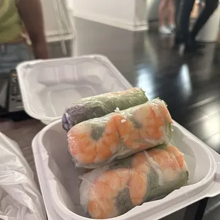 2. Shrimp Salad Rolls