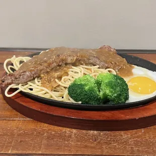 a plate of food