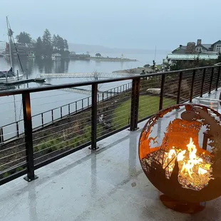 Cool fire pits with maritime scenes