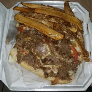 HUGE Cheesesteak