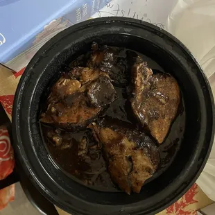 Can you see the rice &amp; beans? Smh