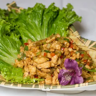 Chicken Lettuce Wrap