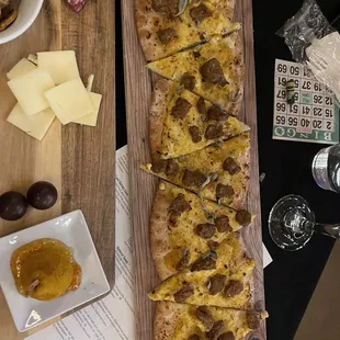 Butternut squash flatbread