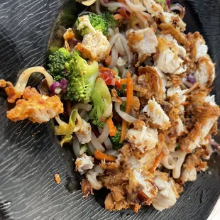 a plate of food