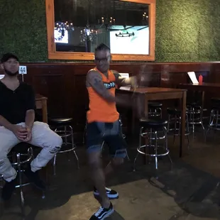 Rocking out!!!! Lol