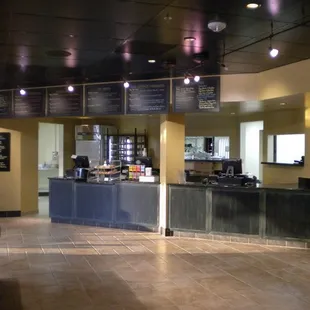 the inside of the restaurant