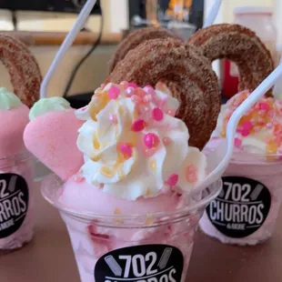 Churro Loop and ice cream