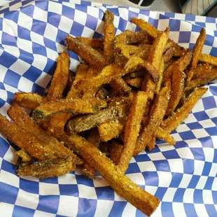 Cajun flavored Fries. Not bad!