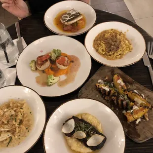 Restaurant Week Dinner plates