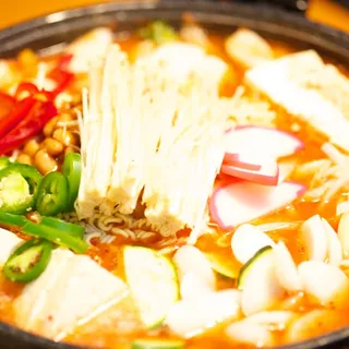 Assorted Spam and Sausage Stew Soup