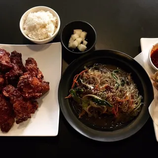 Fried Chicken Wings with Soy Garlic Sauce