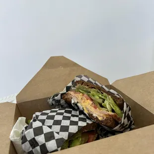 sandwiches, food