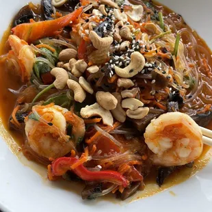 Stirfry with shrimp