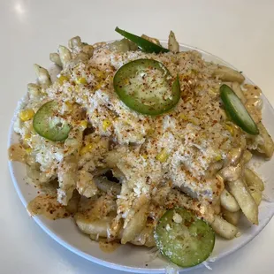 The Elote Fries.
