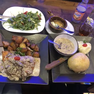 French Onion Soup Feel Good Salad 718 Beef Wellington Chicken Cordon Bleu