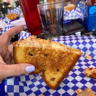 Buffalo Chicken Grilled Cheese is fire!
