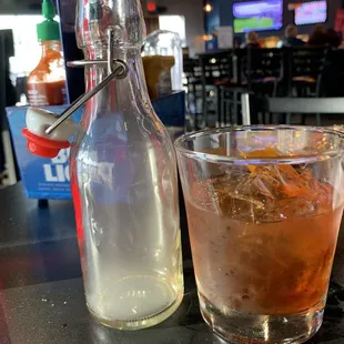 Smoked old fashioned