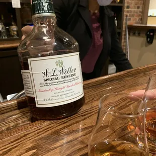 1989 Weller Special Reserve from the Bourbon Bar antique collection!