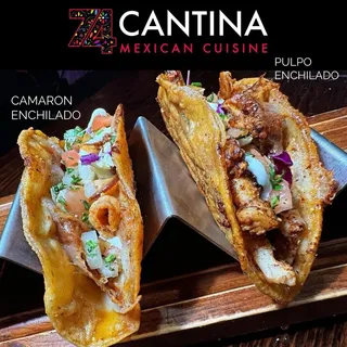 Pulpo Enchilado Taco