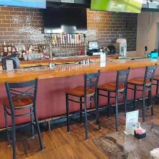 The bar.