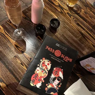 a book on a table