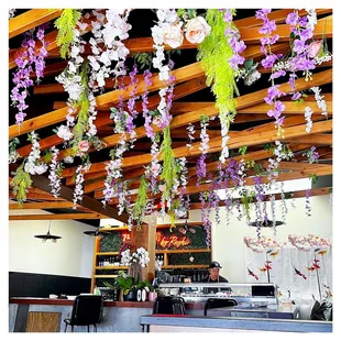 the interior of a restaurant