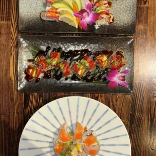 sushi and sashimi