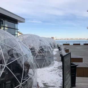 Igloos! Bring your coat!