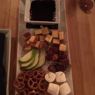 Chocolate Fondue Plate