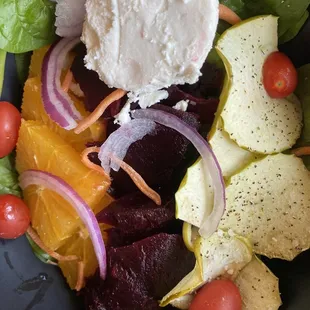 Deliciousness in a bowl Beet Salad.