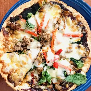 Thai Pork Pizza