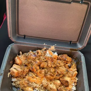 Rice bowl with chicken(no vegetables)