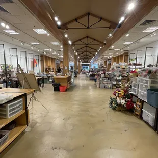 View from the very back of the space.