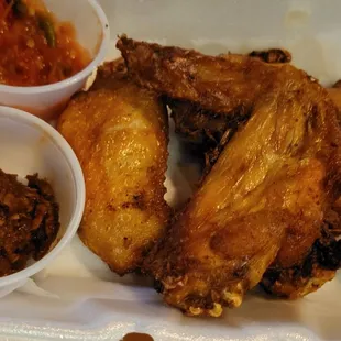 Fried chicken wings