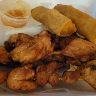 Chicken skewers combo