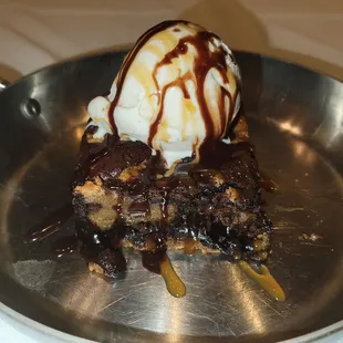 Chophouse Brookie vanilla ice cream