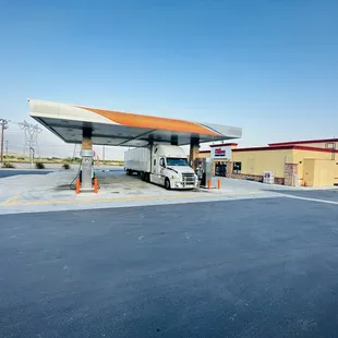 a gas station