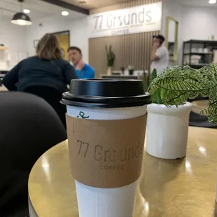 White chocolate raspberry latte was delicious