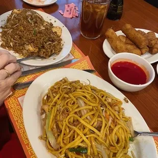 Lo Mein Special and Chicken Fried Rice